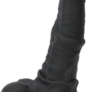 XXXL Black Giant Realistic Silicone Horse Cock Dildo, Animal Big Fake Penis Anal Dildos Butt Plug G-spot Vagina Prostatic Stimulation SM Orgasm Adult Sex Toy for Men Women Couple